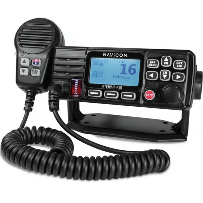 Navicom Radio Vhf Fixe Rt95ais N2k 25 Watts Nmea2 Et Récepteur Ais * Equipements Bateau & Annexe