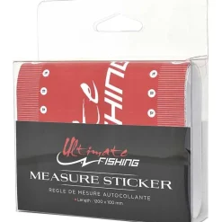 Ultimate Fishing Regle Autocollante Measure Sticker Uf - Noir Et Rouge * Accessoires|Accessoires