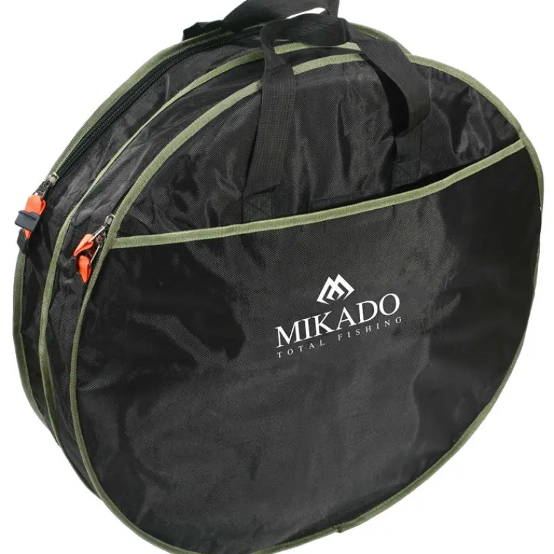 Mikado Sac À Bourriche For Keepnets 2 Compartments - Round * Epuisettes - Bourriches