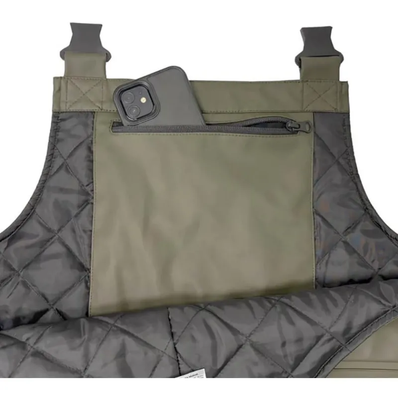 Vass Salopette Homme Team 220 Winter Lined Bib & Brace Waterproof - Kaki * Pantalons, Salopettes & Shorts