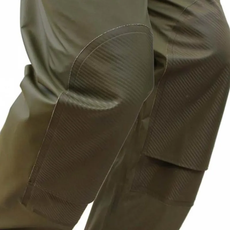 Vass Salopette Homme 175 Unlined Waterproof Bib & Brace - Kaki * Pantalons, Salopettes & Shorts