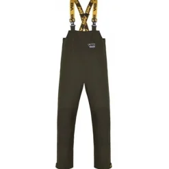 Vass Salopette Homme 175 Unlined Waterproof Bib & Brace - Kaki * Pantalons, Salopettes & Shorts