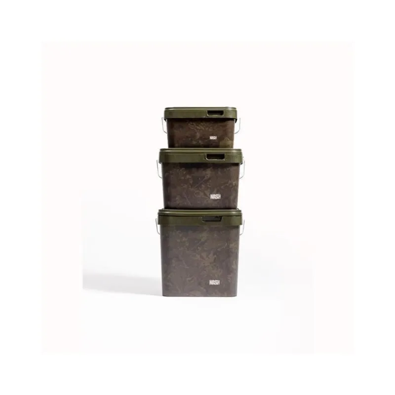 Nash Seau Rectangular Bucket Camo * Bagagerie Carpe