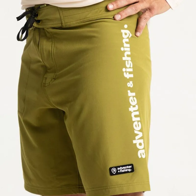Adventer & Fishing Short Homme Trol - Olive * Pantalons, Salopettes & Shorts
