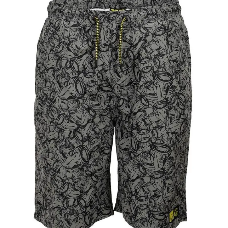 Black Cat Short Homme Beach Shorts - Gris/Noir * Pantalons, Salopettes & Shorts