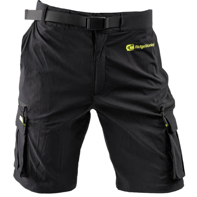 Short Homme Ridge Monkey Lightweight Classic Cargo Shorts - Noir