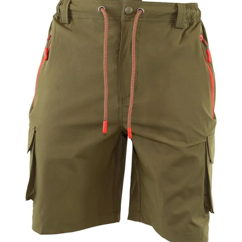 Trakker Short Homme Board Shorts - Kaki * Pantalons, Salopettes & Shorts