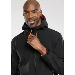Bermudes Softshell Homme À Capuche Seaboard - Noir * Sweats & Polaires