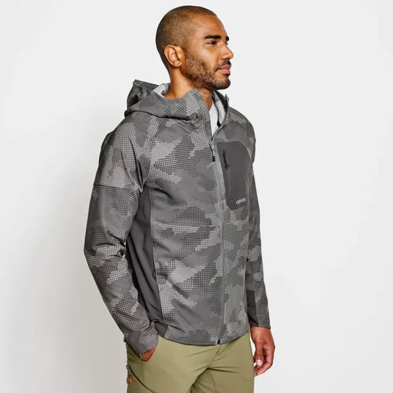 Softshell Homme Orvis Pro Lt Softshell Hoodie - Camo