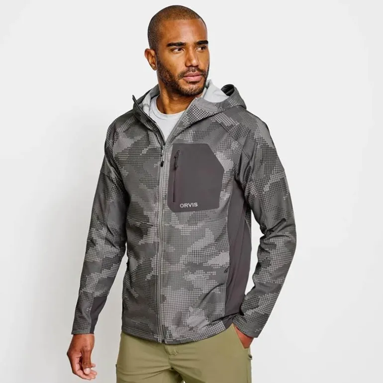 Softshell Homme Orvis Pro Lt Softshell Hoodie - Camo