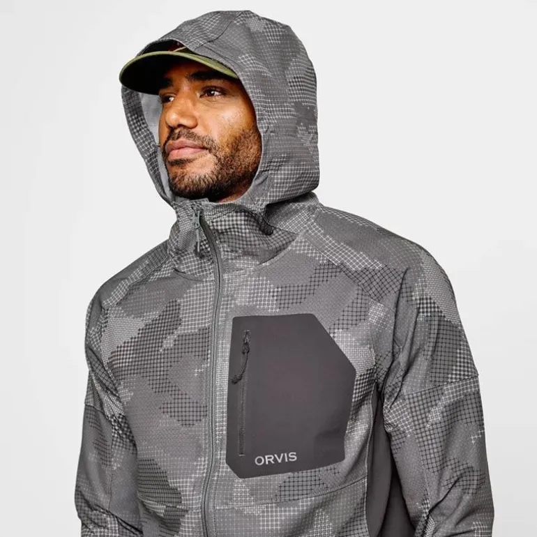 Softshell Homme Orvis Pro Lt Softshell Hoodie - Camo