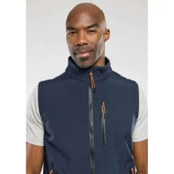 Bermudes Softshell Sans Manche Homme Seasalt - Navy * Sweats & Polaires