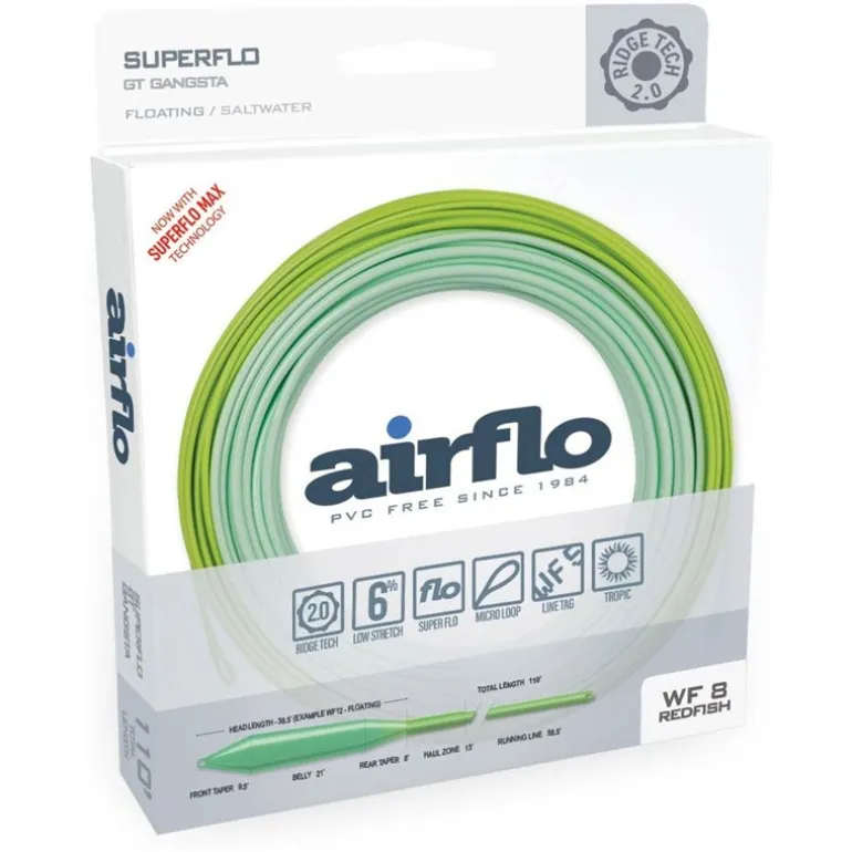 Soie Mouche Airflo Superflo Max Ridge 2.0 Gt Gangsta Fly Line