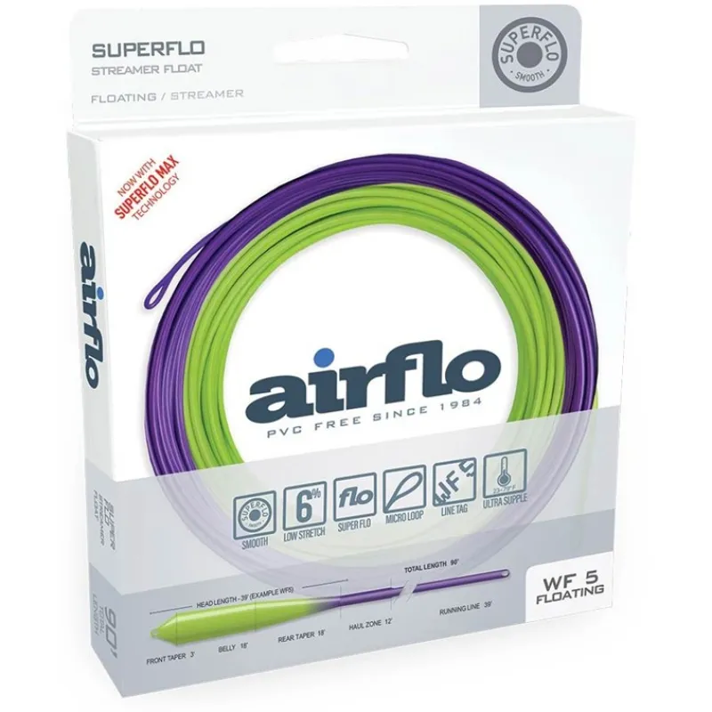 Airflo Soie Mouche Superflo Max Streamer Float * Soies Mouche - Backing