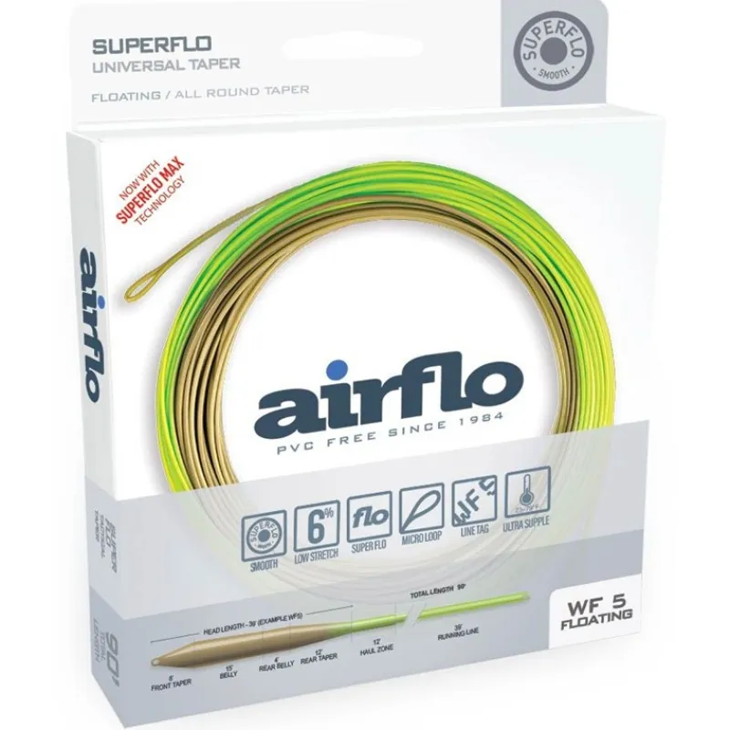 Airflo Soie Mouche Superflo Max Universal Taper * Soies Mouche - Backing