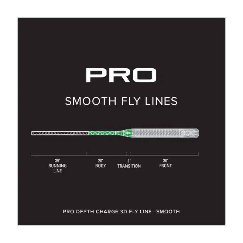 Orvis Soie Pro Depth Charge 3D Smooth * Soies Mouche - Backing