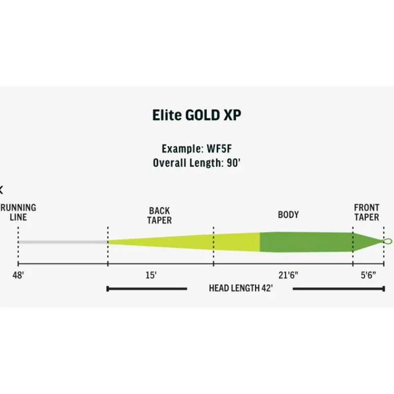 Rio Soie Elite Gold Xp * Soies Mouche - Backing