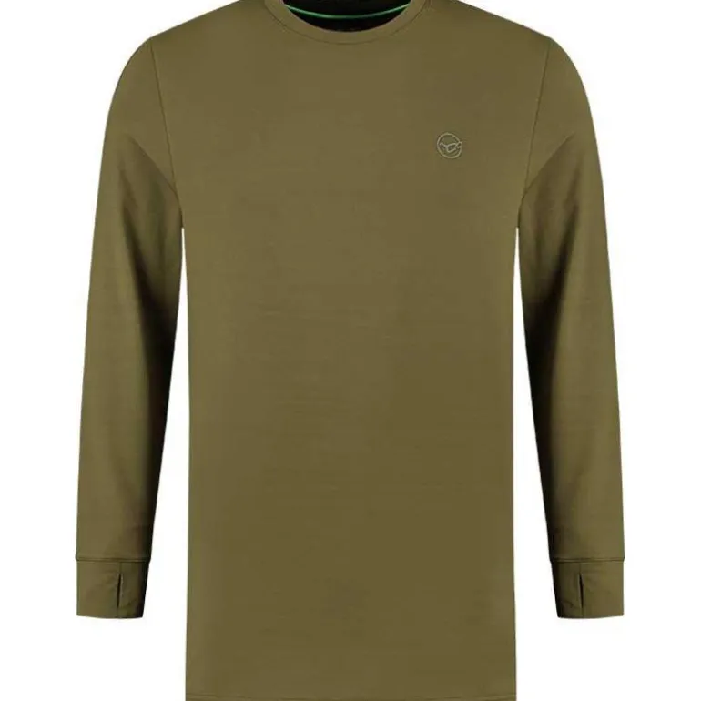 Sous Vetement Homme Korda Kore Thermal Long Sleeve Shirts - Kaki
