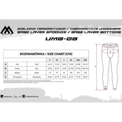 Mikado Sous-Vêtement Homme Thermoactive Underwear Base Layer Bottoms - Noir * Sous-Vêtements & Chaussettes