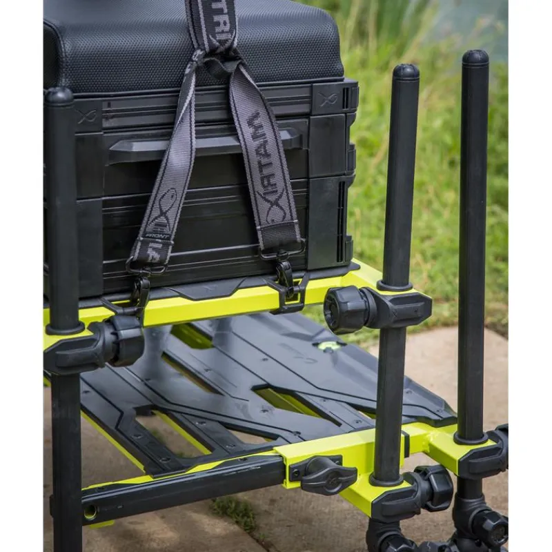 Fox Matrix Station F25 Pro Seatbox - Lime Edition * Stations - Paniers Sièges