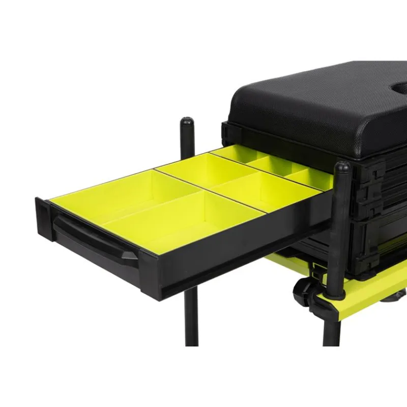 Fox Matrix Station F25 Pro Seatbox - Lime Edition * Stations - Paniers Sièges