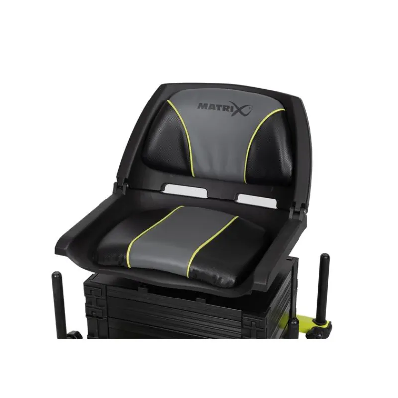 Fox Matrix Station F25 Pro Swivel Seatbox - Lime Edition * Stations - Paniers Sièges