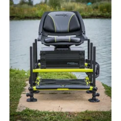 Fox Matrix Station F25 Pro Swivel Seatbox - Lime Edition * Stations - Paniers Sièges