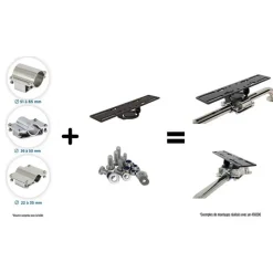 Seanox Support Écran Gps/Sondeur Fixe D22/65 Gm * Equipements Bateau & Annexe
