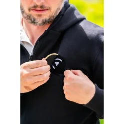 Sur vos traces Sweat À Capuche Pêche Personnalisable - Kaki * Calendriers De L'Avent|Calendriers De L'Avent