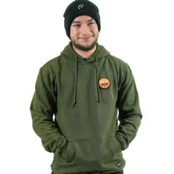 Sur vos traces Sweat À Capuche Pêche Personnalisable - Kaki * Calendriers De L'Avent|Calendriers De L'Avent
