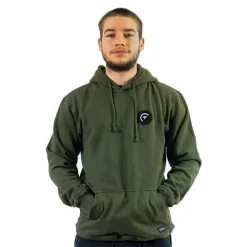 Sur vos traces Sweat À Capuche Pêche Personnalisable - Kaki * Calendriers De L'Avent|Calendriers De L'Avent
