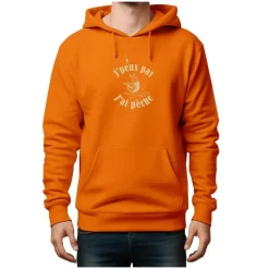 Bartavel Sweat Enfant Theme Pêche J'peux Pas J'ai Pêche - Orange * Sweats & Polaires