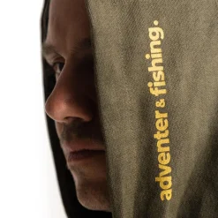 Sweat Homme Adventer & Fishing Goldem - Kaki
