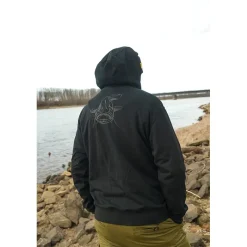 Black Cat Sweat Homme Black Hoody - Noir * Sweats & Polaires