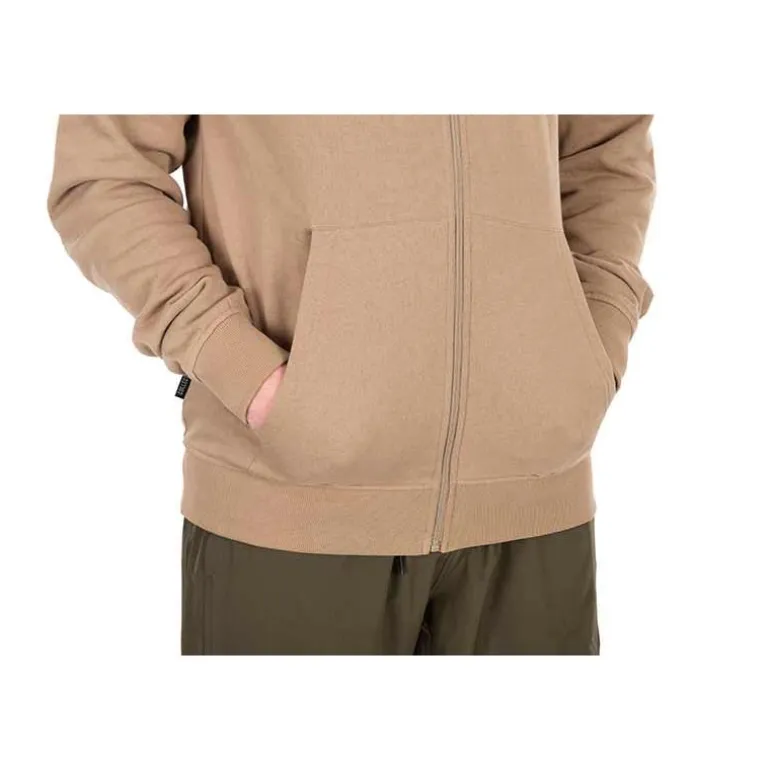 Sweat Homme Fox Collection Lw Zip Hoody - Tan