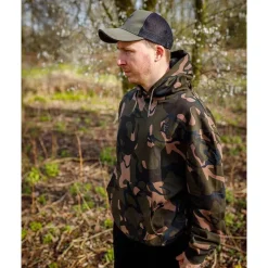 Fox Sweat Homme Lw Khaki/Camo Split Zip Hoody - Camo * Sweats & Polaires