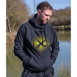 Fox Matrix Sweat Homme Large Fade Logo Hoody - Noir * Sweats & Polaires