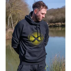 Fox Matrix Sweat Homme Large Fade Logo Hoody - Noir * Sweats & Polaires