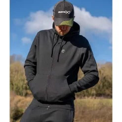 Fox Matrix Sweat Homme Stealth Zipped Hoody - Noir * Sweats & Polaires