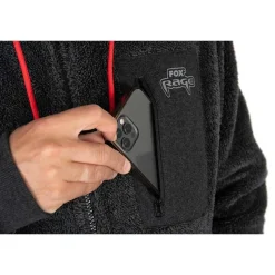 Fox Rage Sweat Homme Reversible Sherpa Hoody - Noir * Sweats & Polaires