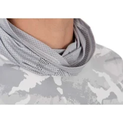 Fox Rage Sweat Homme Uv Hooded Light Camo Top - Gris * Anti-Uv|Sweats & Polaires