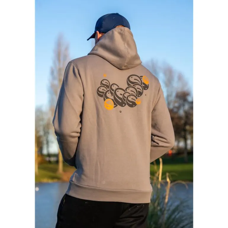 Sweat Homme Guru Grey Circles Hoodie - Gris