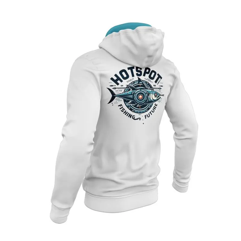 Hot Spot Design Sweat Homme Future Tuna - Blanc * Sweats & Polaires