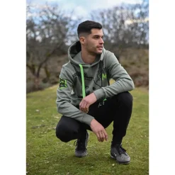Sweat Homme Hot Spot Design Hoodie Carpfishing Mania - Vert