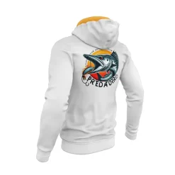 Hot Spot Design Sweat Homme Predator Barracuda - Blanc * Sweats & Polaires