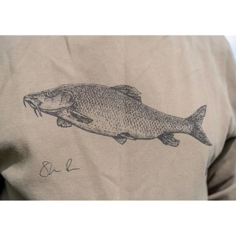Korum Sweat Homme Classic Barbel Hoodie - Kaki * Sweats & Polaires