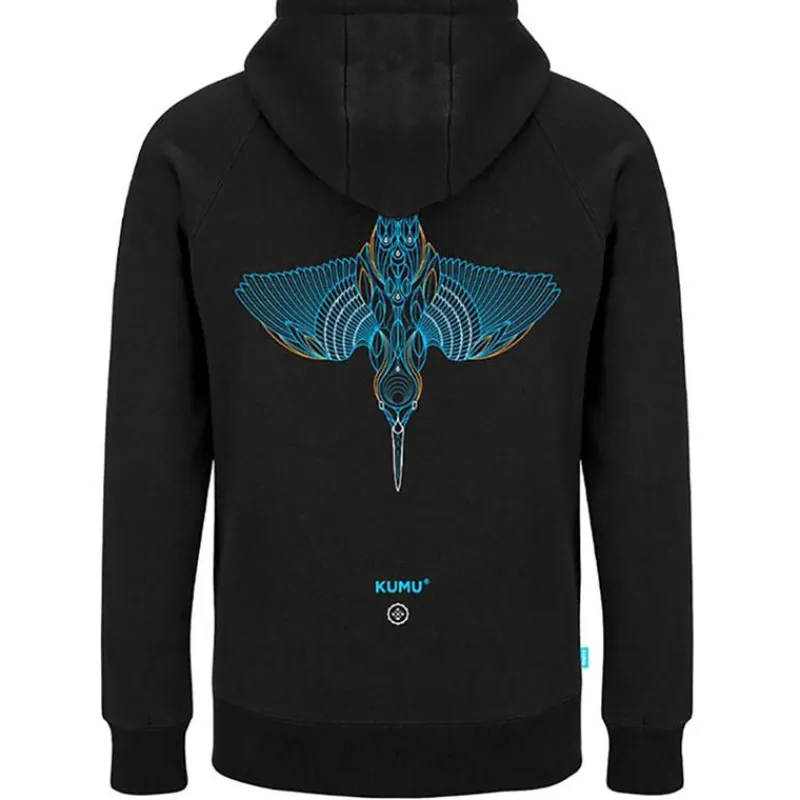 Kumu Sweat Homme Hoody Take Flight - Noir * Sweats & Polaires