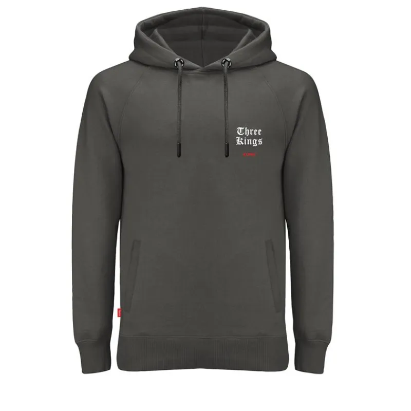 Kumu Sweat Homme 3 Kings Grey Hoodie - Gris * Sweats & Polaires