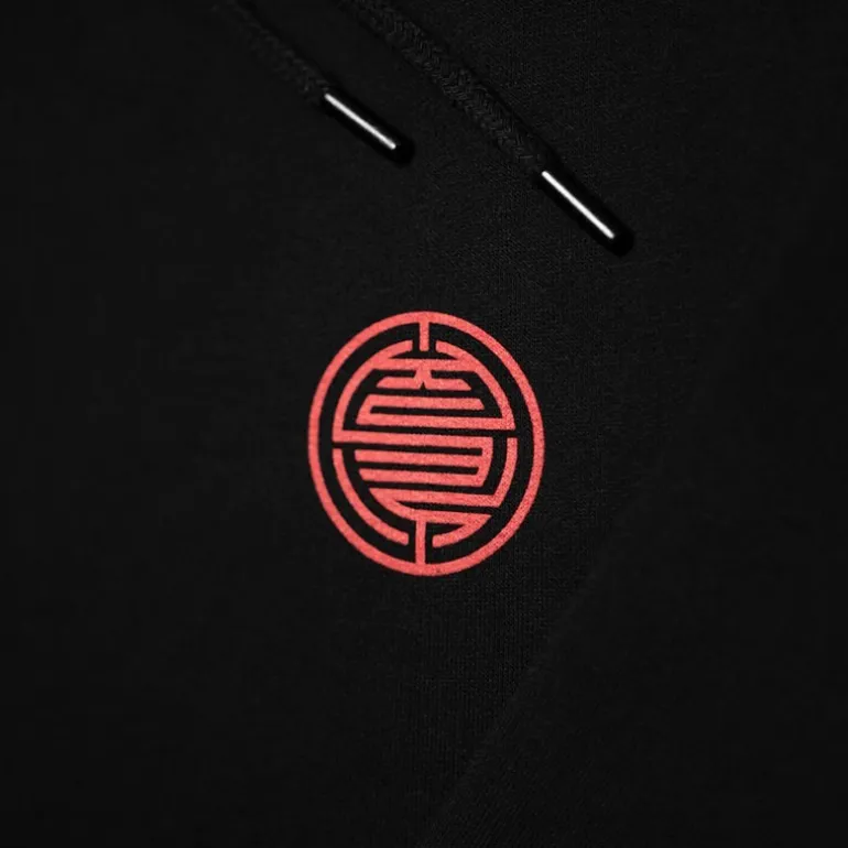Sweat Homme Kumu Lotus Hoodie - Noir