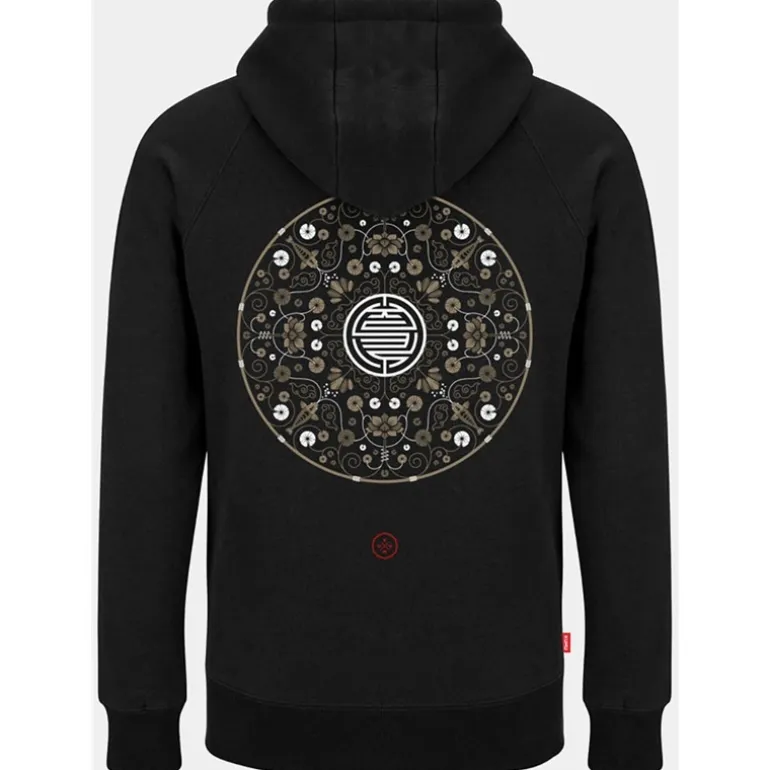 Sweat Homme Kumu Lotus Hoodie - Noir